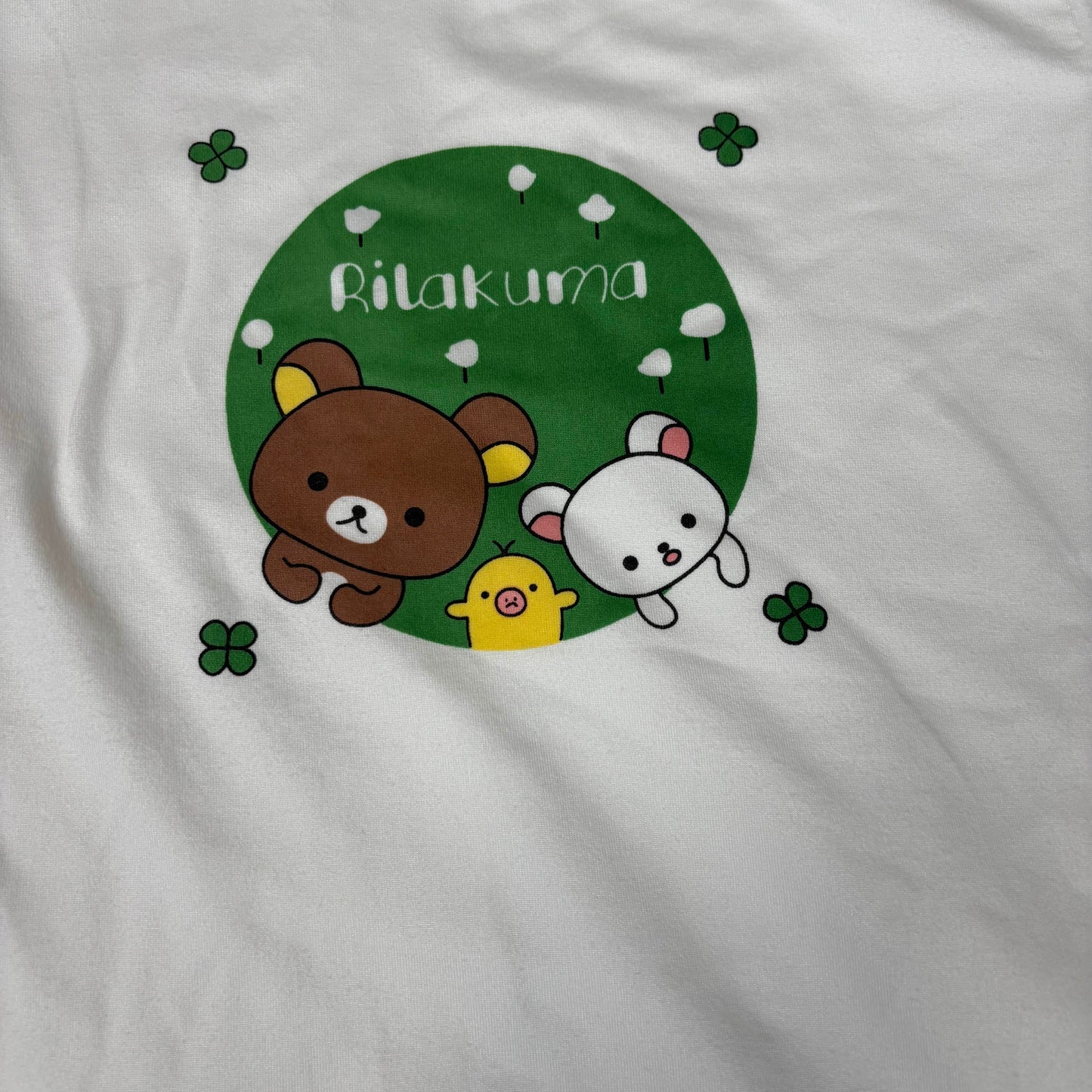 Rilakkuma Off Shoulder Shirt Sourced from Japan