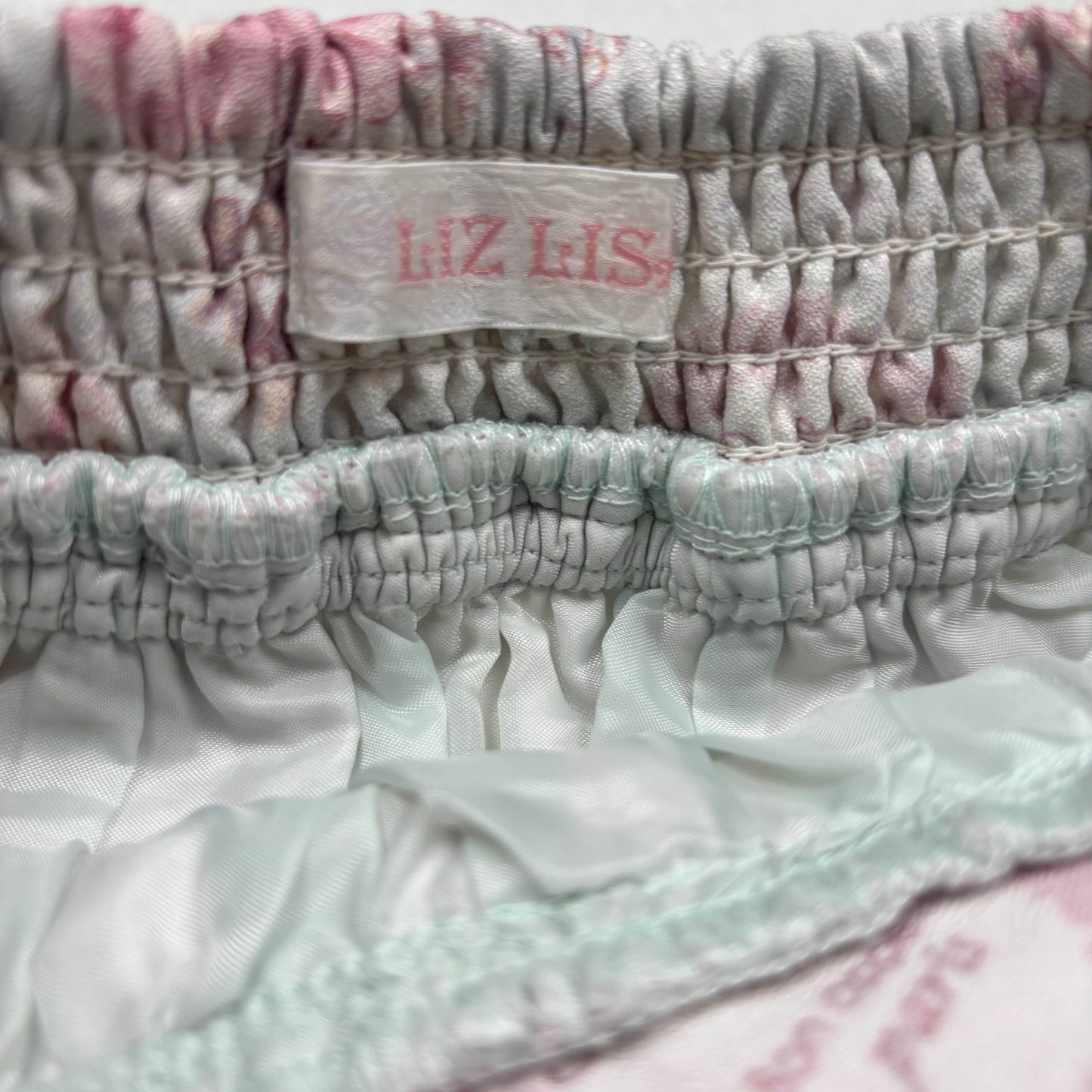 Japanese Brand Liz Lisa Blue Flower and Macaron Skirt