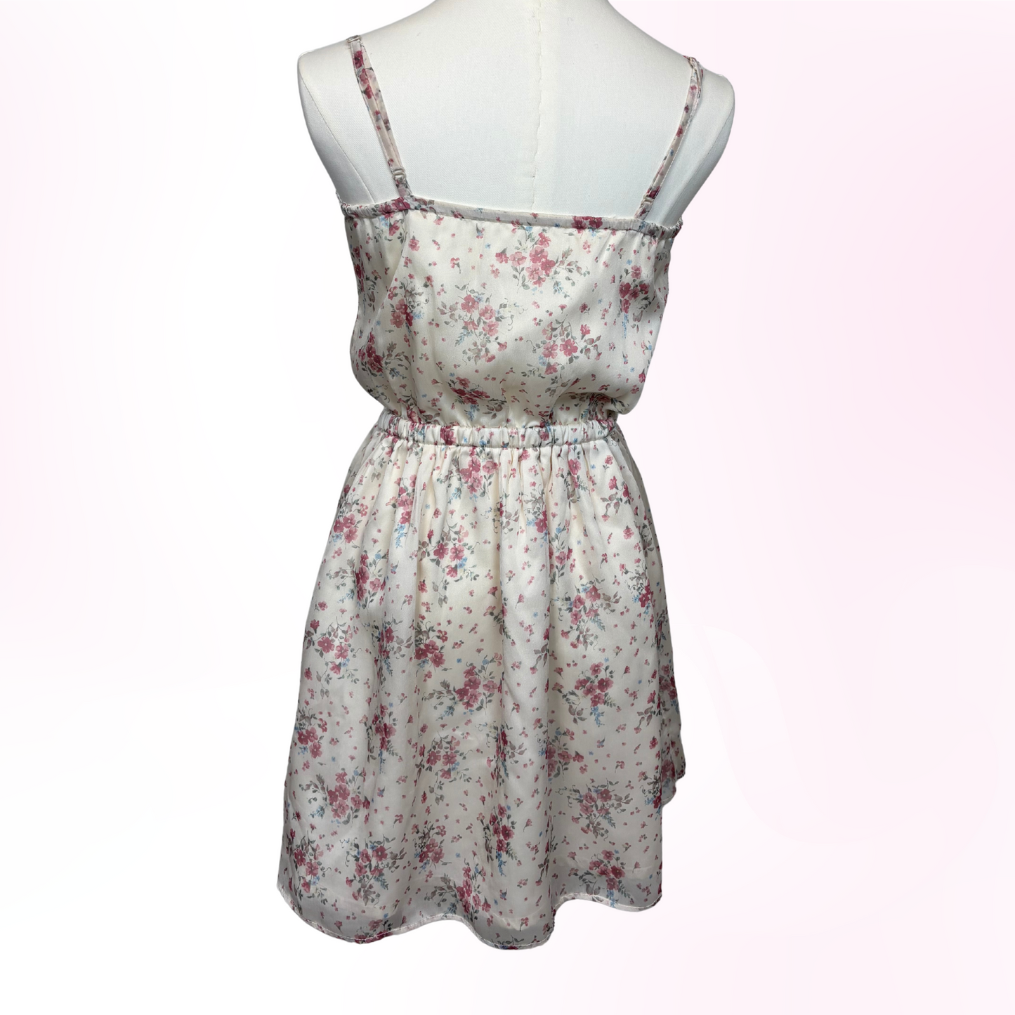 Japanese Brand 'La Bala' Floral Print Tank Top Dress