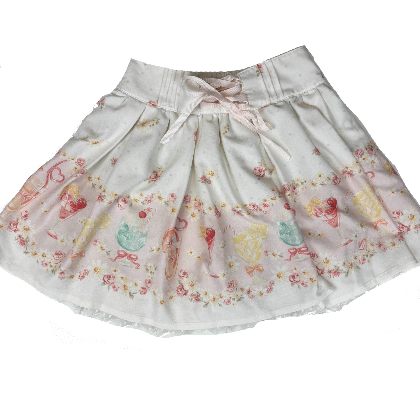 Japanese Brand Liz Lisa Tropical Juice Print Skirt [Secondhand]