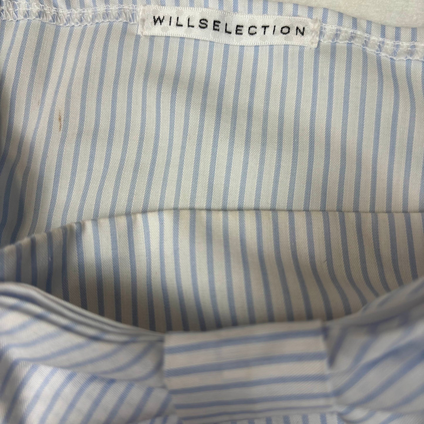 Japanese Brand WillSelection Blue and White Striped Bow Tank Top [Secondhand]