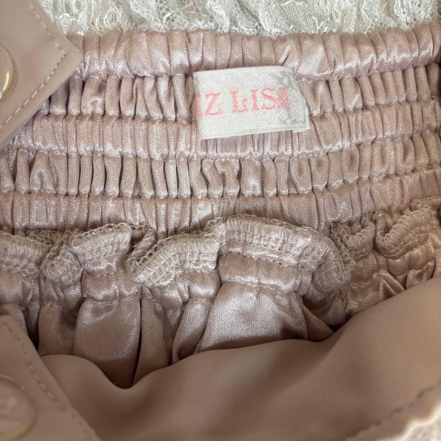 Japanese Brand 'Liz Lisa' Dusty Pink Suspender Skirt [Secondhand]