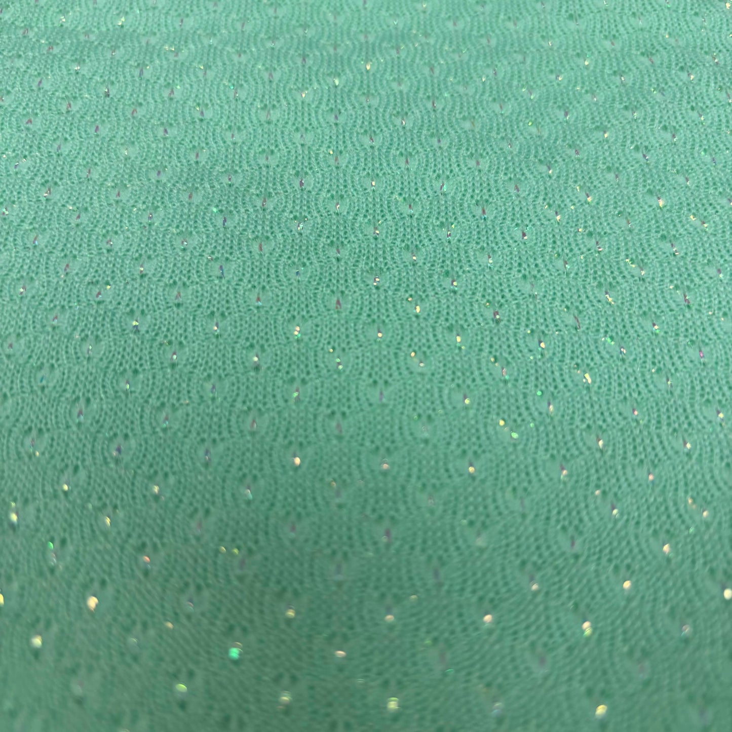 Japanese Brand Cecil McBee Sparkly Teal Green Camisole Tank Top [Secondhand]
