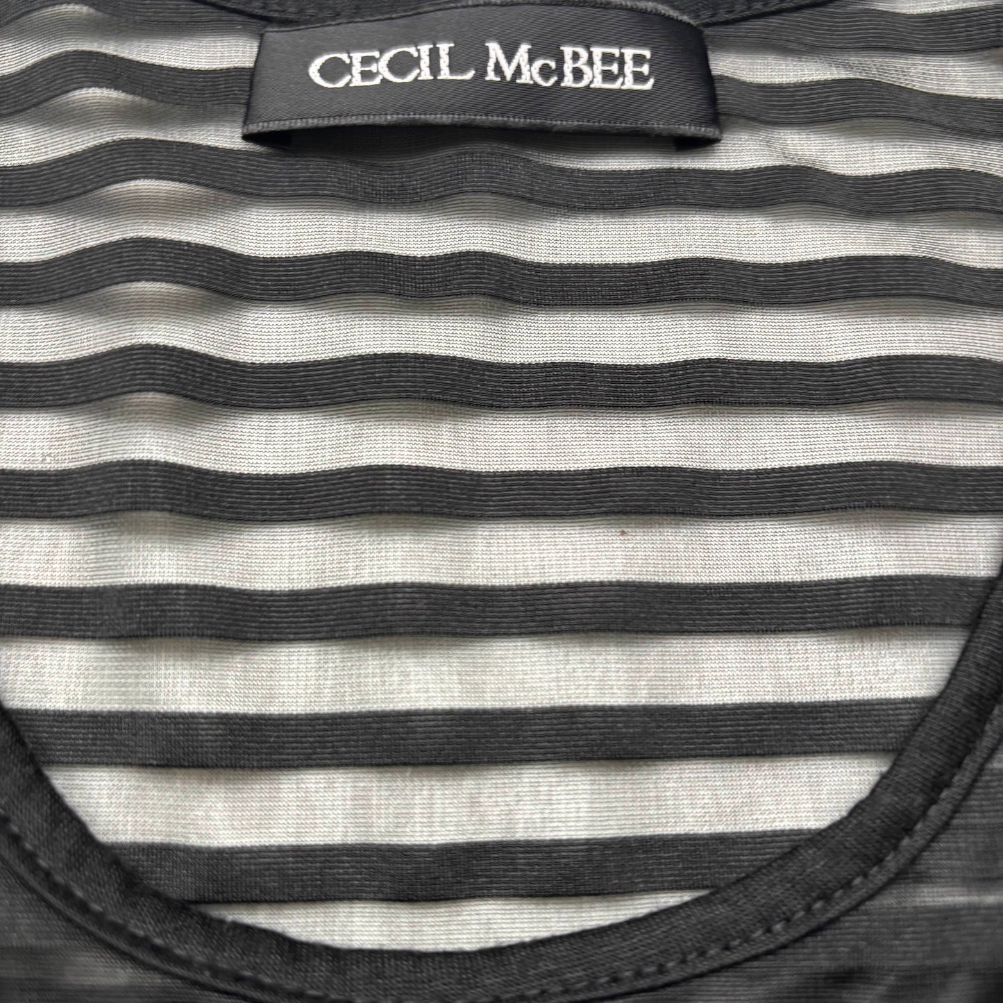 Japanese Brand Cecil McBee Black Floral Print Tank Top [Secondhand]
