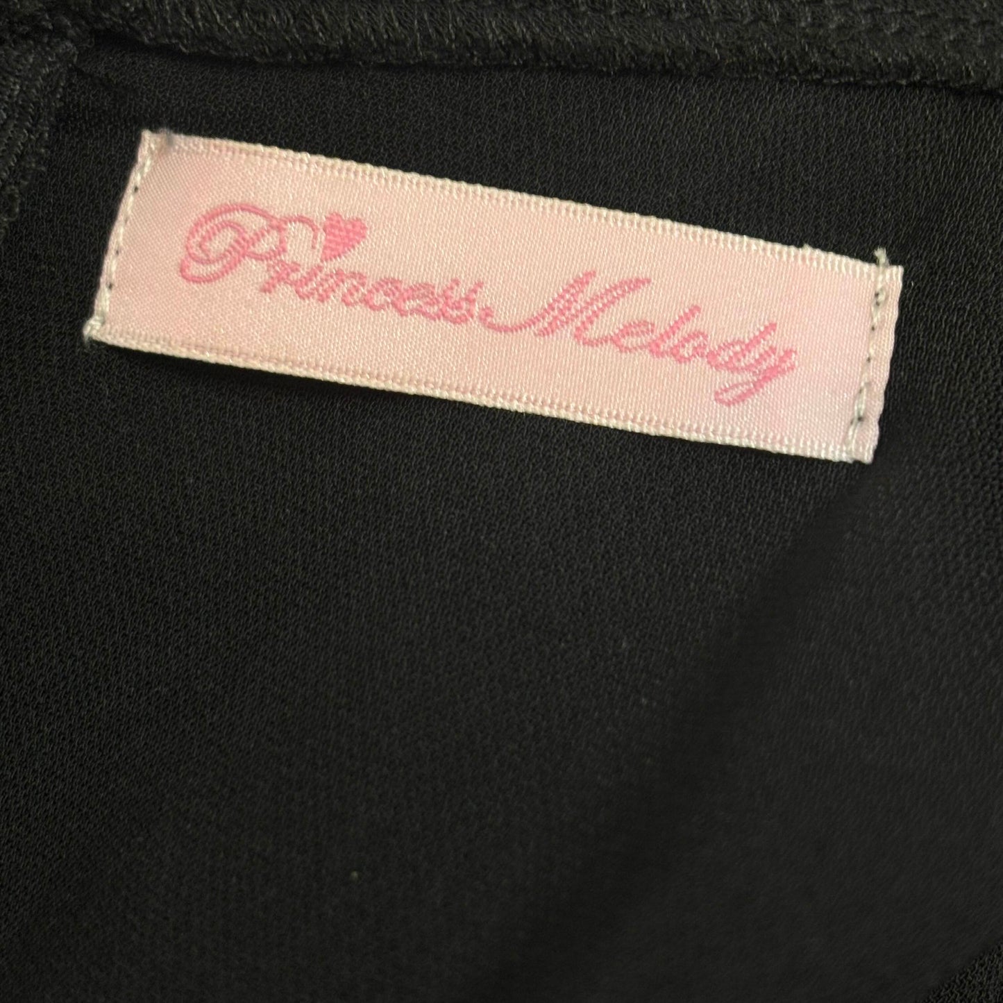 Japanese Brand Princess Melody Black & White Plaid Setup [Secondhand]