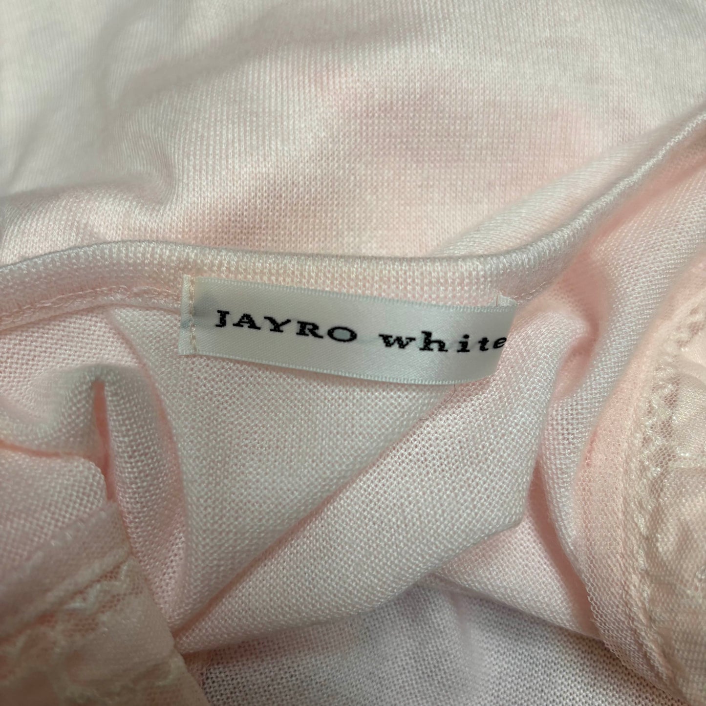 Japanese Brand 'Jayro White' Light Pink Lace Camisole [Secondhand]