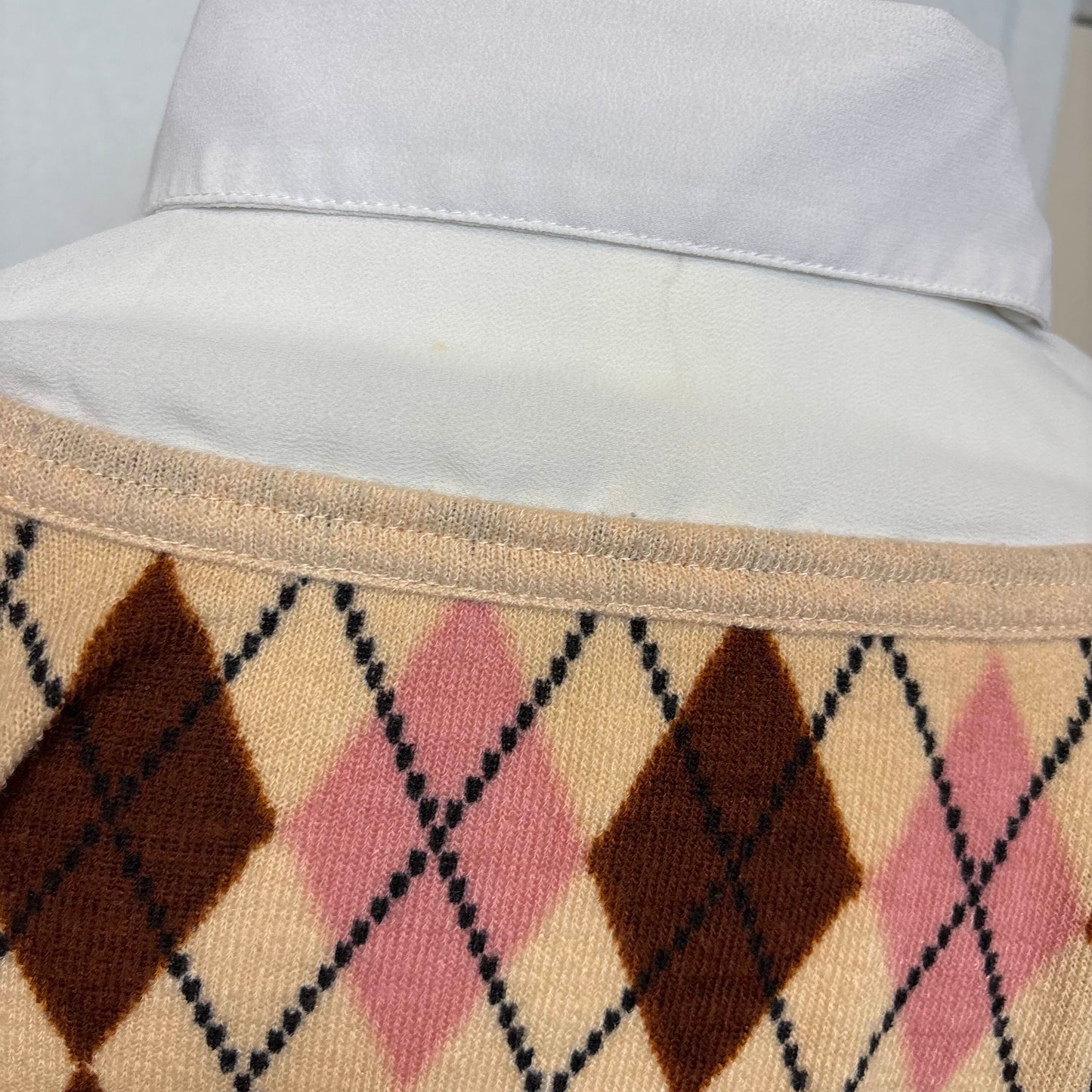 Japanese Brand 'Olive des Olive' Neapolitan Argyle Sweater [Secondhand]