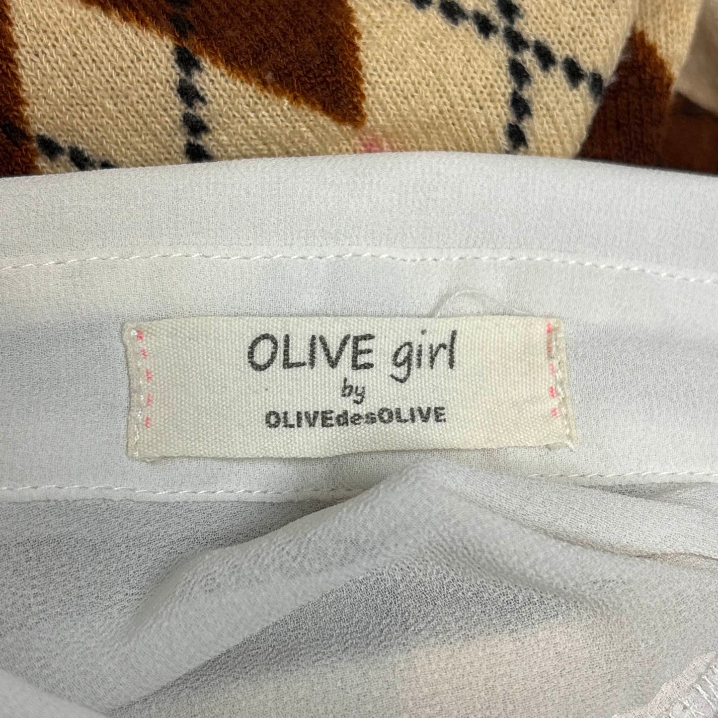 Japanese Brand 'Olive des Olive' Neapolitan Argyle Sweater [Secondhand]