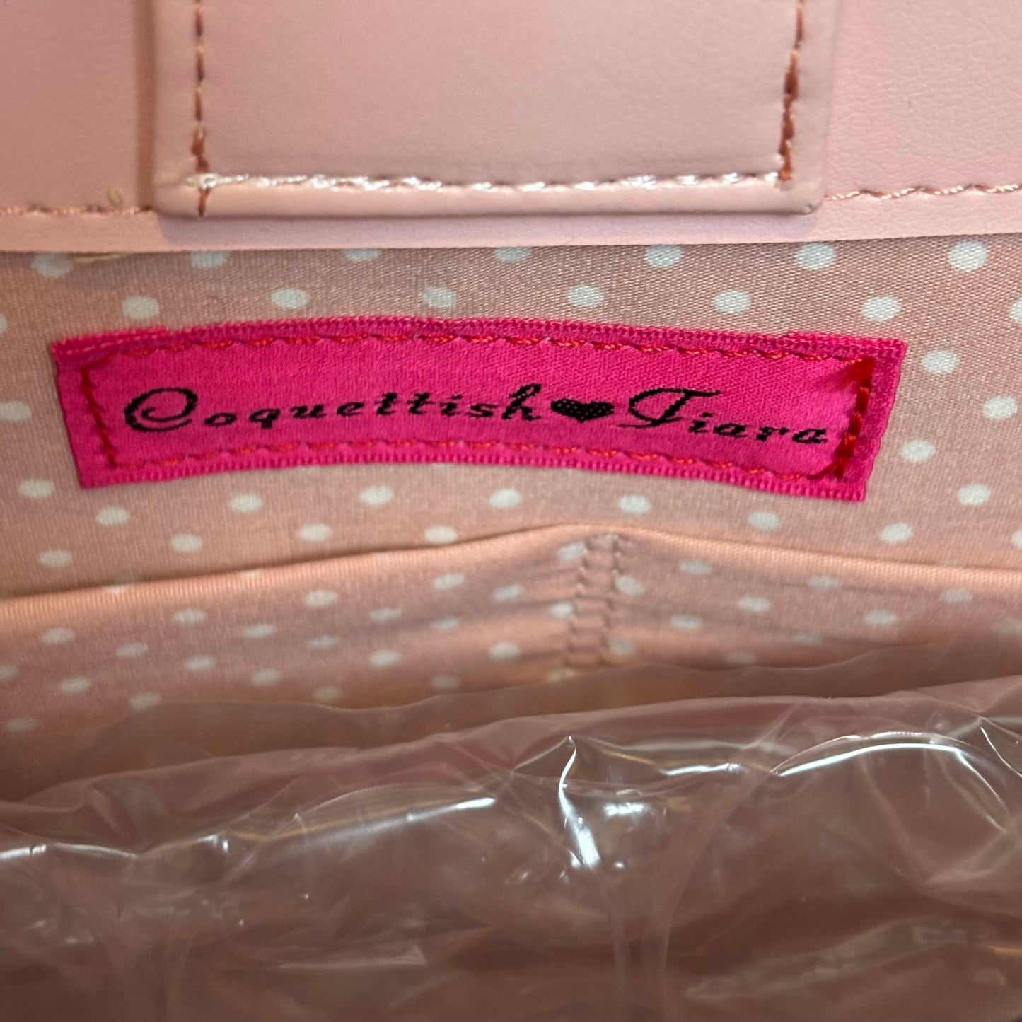 Japanese Brand 'Coquettish Tiara' Polka Dot Large Handbag [Secondhand]