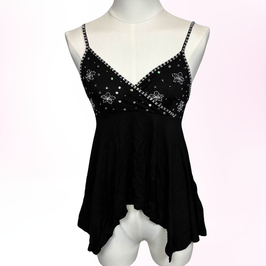 Japanese Brand 'Massive' Y2K Vintage Beaded Tank Top [Secondhand]