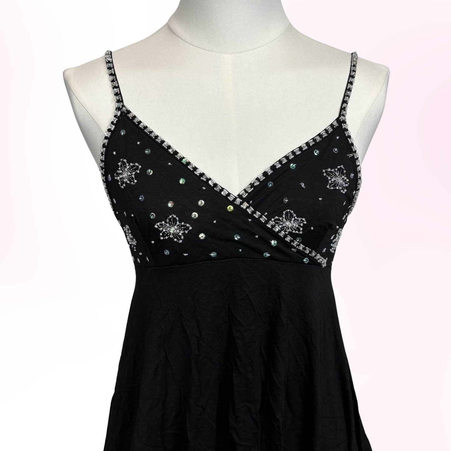 Japanese Brand 'Massive' Y2K Vintage Beaded Tank Top [Secondhand]