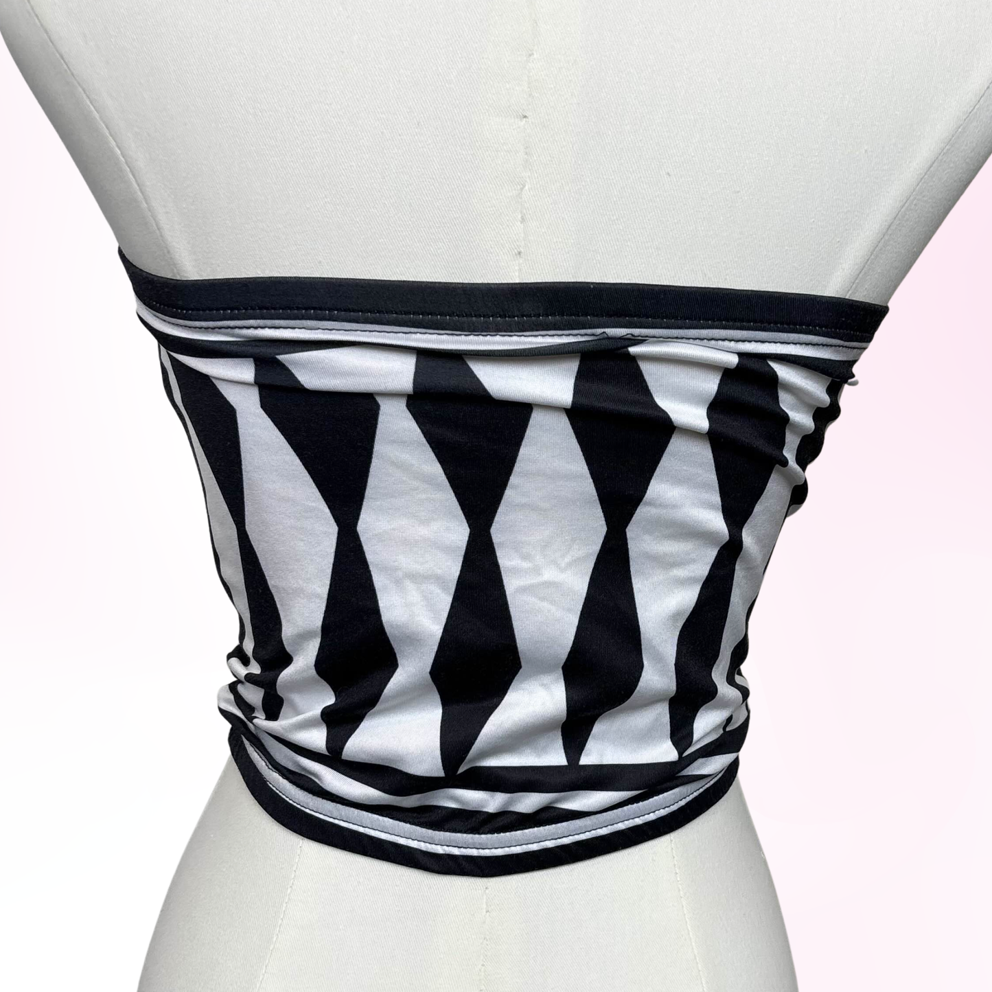 Tokyo Revengers 'Tokyo Gang' Black & White Tummy Warmer/Tube Top [Secondhand]