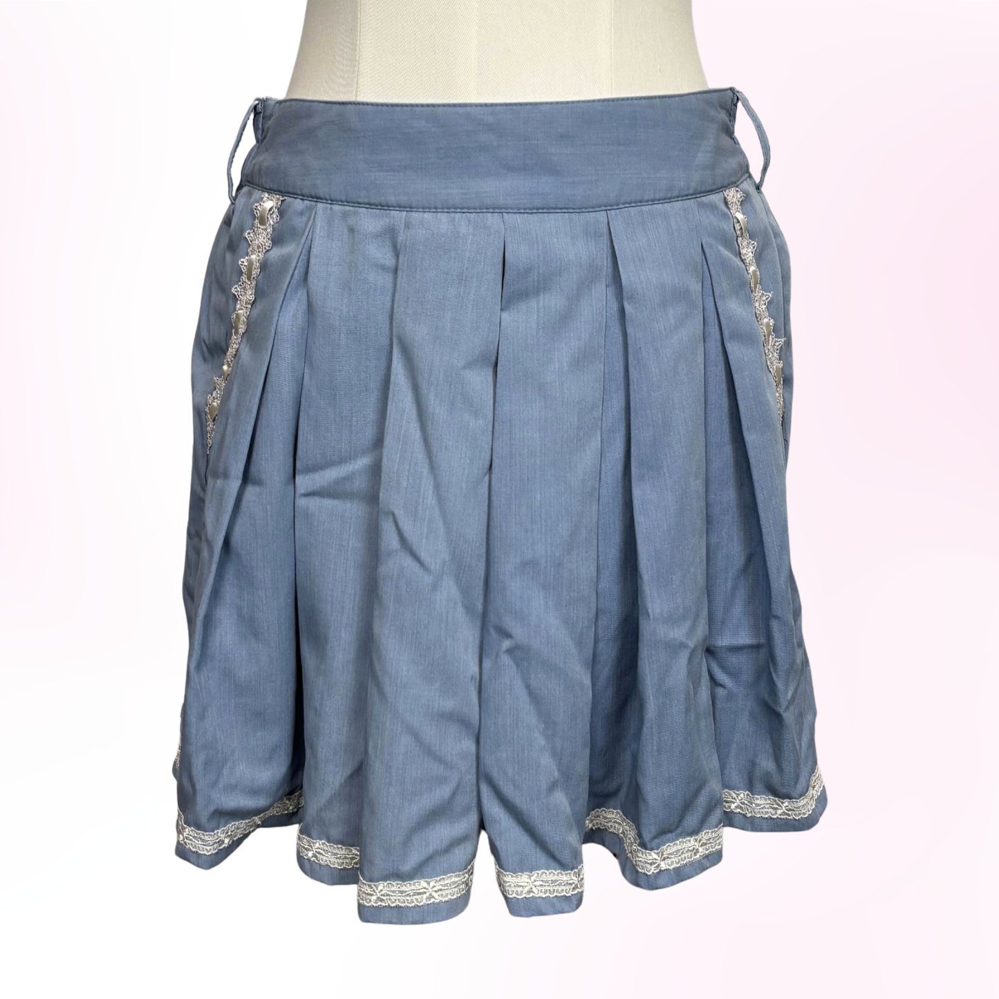 Japanese Brand Axes Femme Blue Culottes/Shorts [Secondhand]