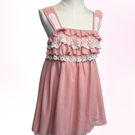 Lolita Brand 'To Alice' Pink Bunny Dress [Secondhand]