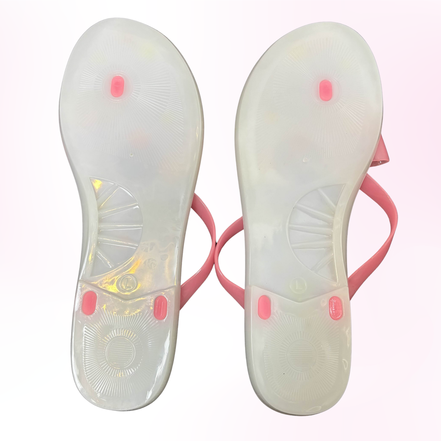 Japanese Brand 'Swimmer' Pink Bow Flip Flops [Secondhand]