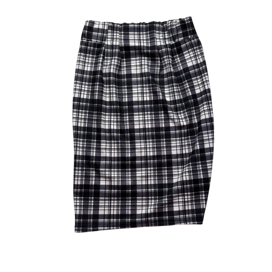 Japanese Brand 'Diable Baiser' Black & White Plaid Skirt
