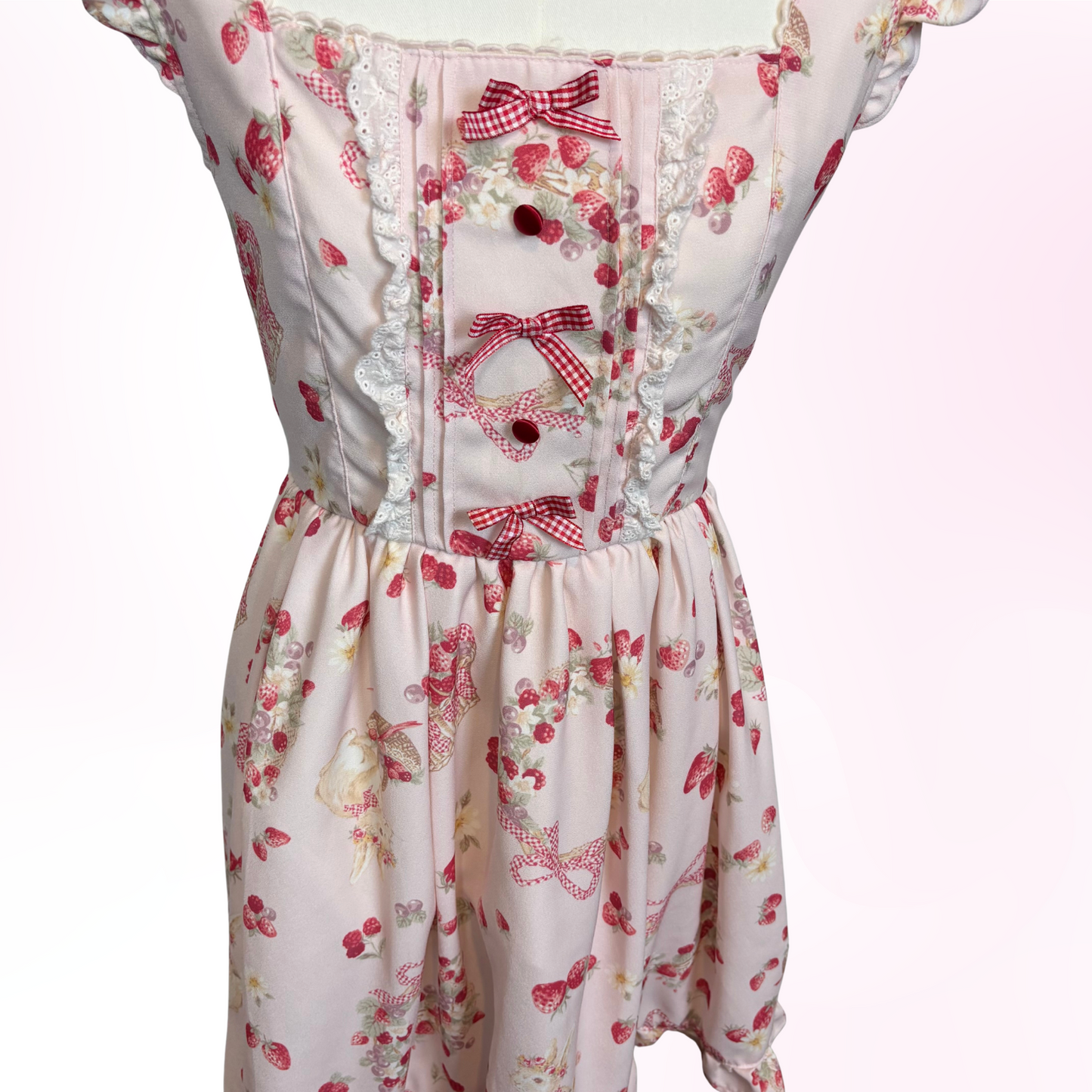 Japanese Brand 'Liz Lisa' Strawberry Bunny Dress JSK [Secondhand]