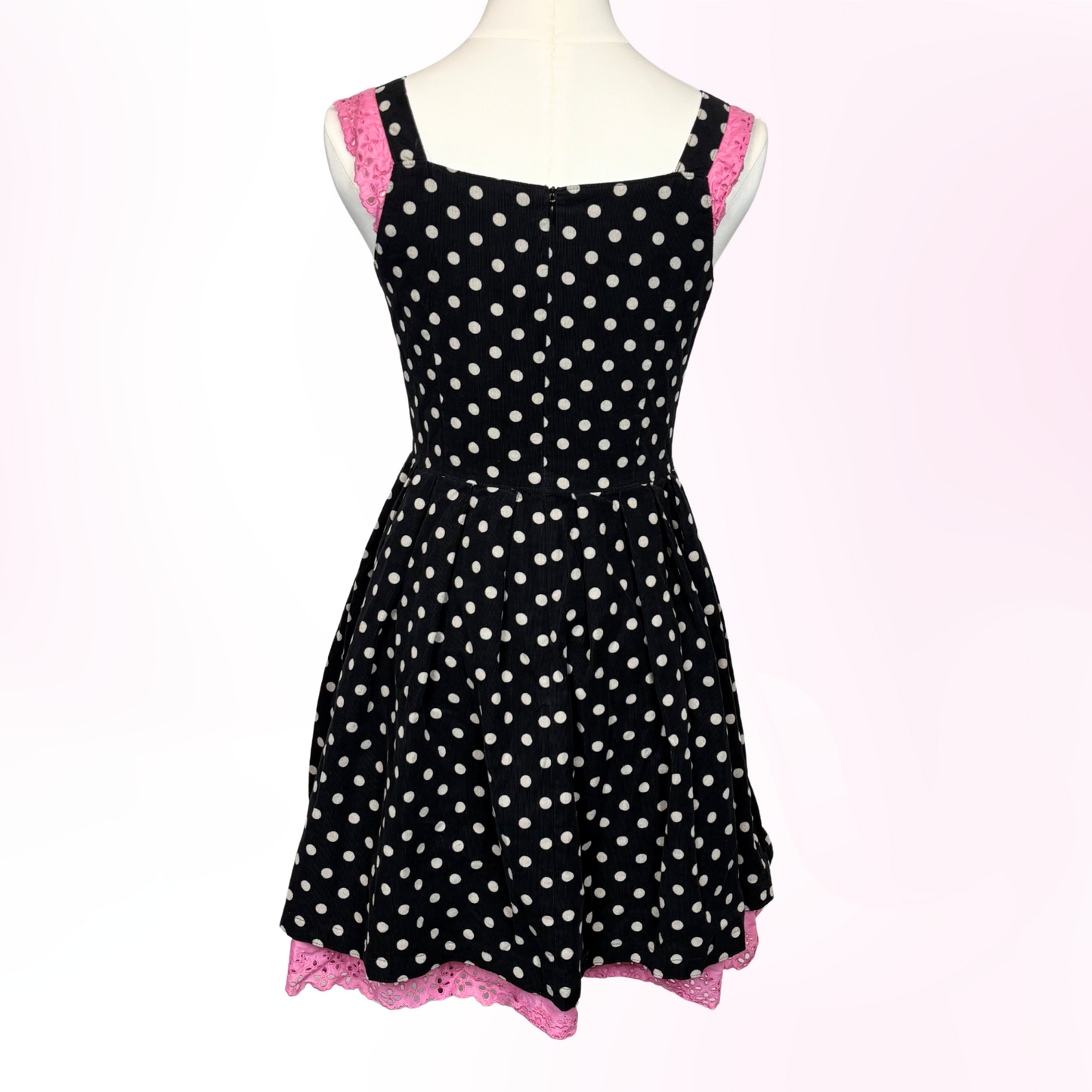 Japanese Brand 'Milk' Black & White Polka Dot Dress JSK [Secondhand]