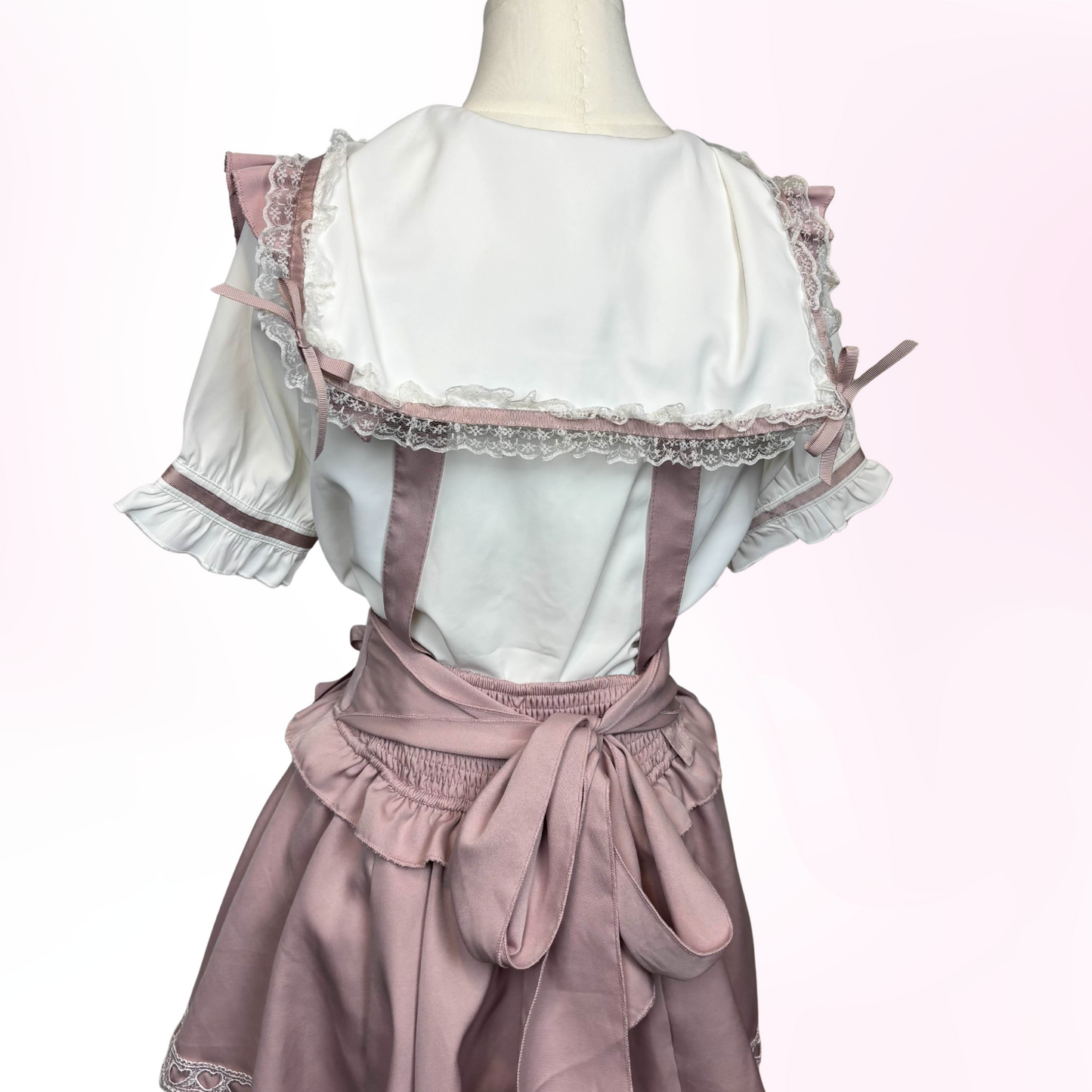 Japanese Brand MA*RS/Mars Pink & White 2pc. Setup [Secondhand]